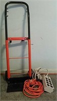 Orange and Black Dolly and Power Cords