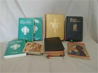 Group of vintage religion books