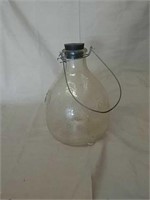 Glass fly trap 8 inches tall