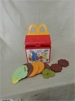 Classic McDonald Happy Meal box with kids play