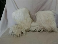 Pair of Parjar Fur boots
 Unknown size