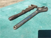 18 in Crescent Wrench & Pipe Wrench