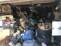 Contents Of Garage In Scrap Yard