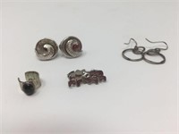 Lot of Silver Earrings