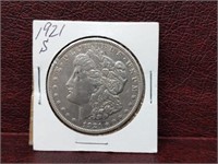 1921 - S, Morgan Silver Dollar