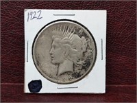 1922 Peace Silver Dollar