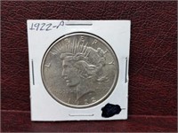 1922 Peace Silver Dollar