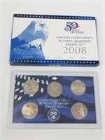 2008 U.S. Mint Proof Set of State Quarters