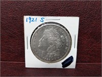 1921 - S, Morgan Silver Dollar