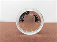 2000 Silver Piedfort Centenary Crown Coin