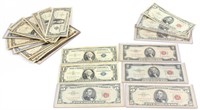 Coin 69$ Assorted United States Currency Notes
