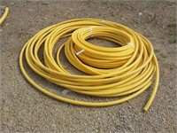 Roll of 1" yellow pipe