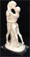 A. Santini Italy Molded Sculpture Of Man & Woman