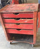 Metal Tool Box with Wrenches and Assorted Tools