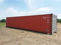 40' L x 8' 6" T x 8' W Storage container