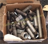 Assorted threaded pipe