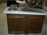JennAir CookTop unit with 4 burners and grill.
