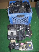 Assorted Used breakers with 1 thermal magnetic