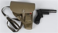 1966 POLISH MILITARY 26.5mm FLARE GUN w' HOLSTER