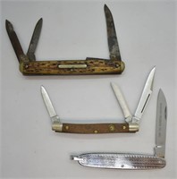 3 pcs. Vintage Pocket Knives