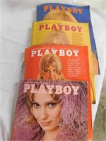 Playboy Magazines; 1968 October, 1969 September,