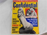 1968 June Confidential Magazine, Sharon Tate on