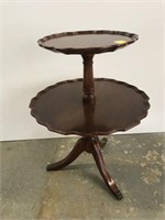 Two tier table;