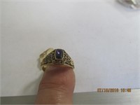 Cnorth highalypso Marked Class Ring Purple Stone S