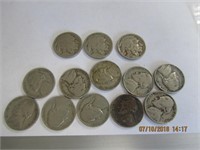 13 Nickels-3 Buffalo 1935 & ? & 10  1930-40's