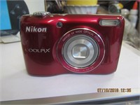Nikon Coolpix L26 Camera w/New Cord-Works