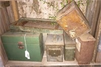 Oil Cans, File Box, Tool Box Tray, Ammo Can