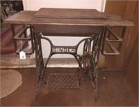 Treadle Singer Sewing Machine in Cabinet