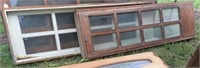 Antique Exterior Side Lights with 8 Glass Panels