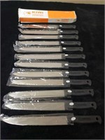 12 kiwi stainless steel kitchen knives