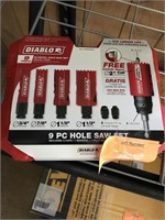 Diablo 9Pc hole Saw Set