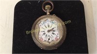 French Sterling and Enamel Ladies Watch