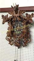 Exceptional Carved Black Forest Cuckoo Clock