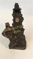 French Figural With Clock