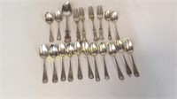 20 Pieces Mixed Sterling Flatware