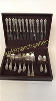 56 Pieces Wallace Sterling Flatware w/Case