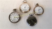 4 Assorted Pocket Watches