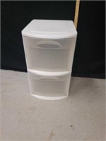 2 drawer Sterilite plastic storage drawers