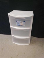 Large three drawer Sterilite storage drawer