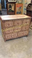 Hand Paint Decorated Moroccan Chest