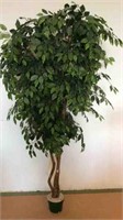 LARGE FAUX FIG TREE - 7 FT