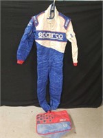 Sparco racing suit size 46 with carrying bag