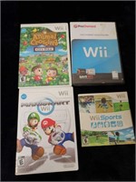 4 Wii games