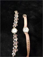 Two ladies watches. One Jenny B and one Timex
