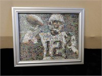 8 by 10 picture collage of Tom Brady by Moreno