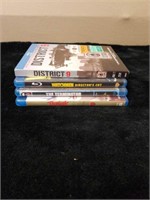 4 Blu-ray DVDs
